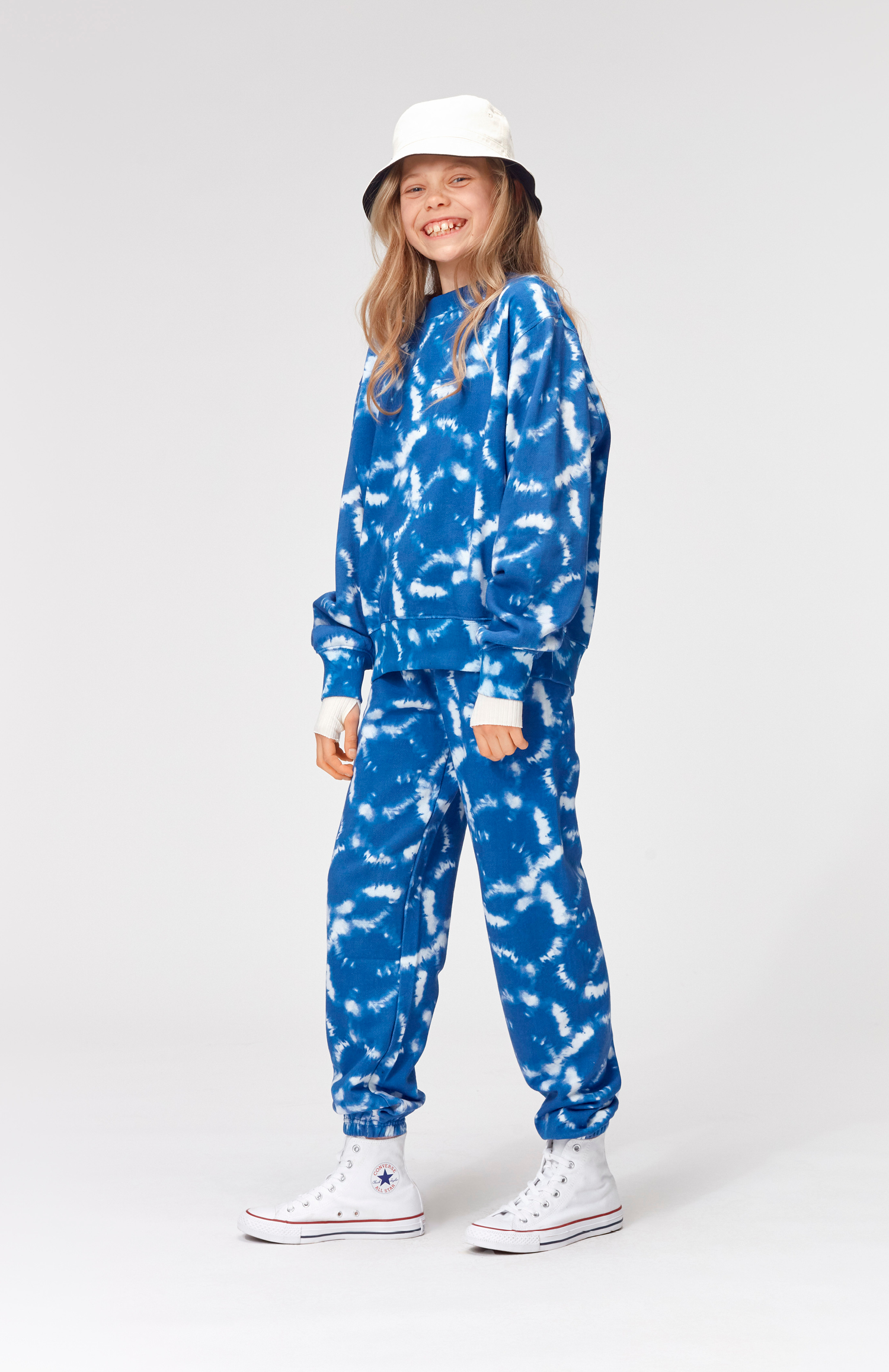 パンツ Irojikake IJ Sweatpants (TIE-DYE BLUE) IJ Sweatpants（TIE-DYE BLUE） - irojikake - online store