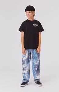 Blue tie-dye