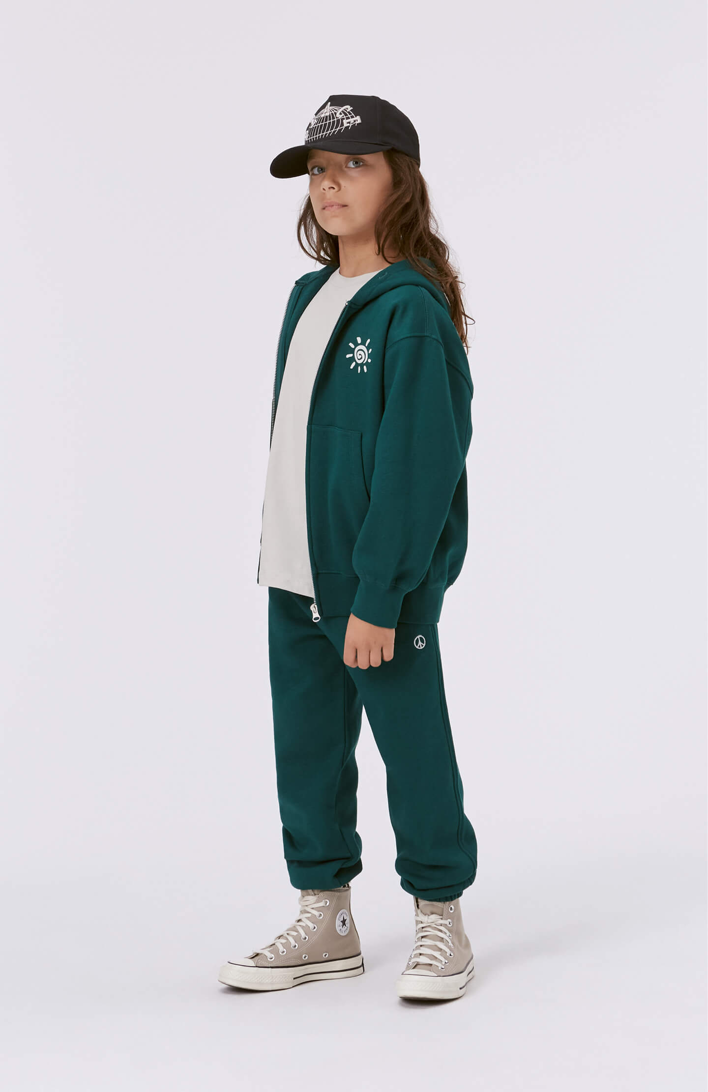【THE MOZZ】Opil Cash Hood & Banding Jogger Setup Kids joggers sewing pattern - Brindille & Twig