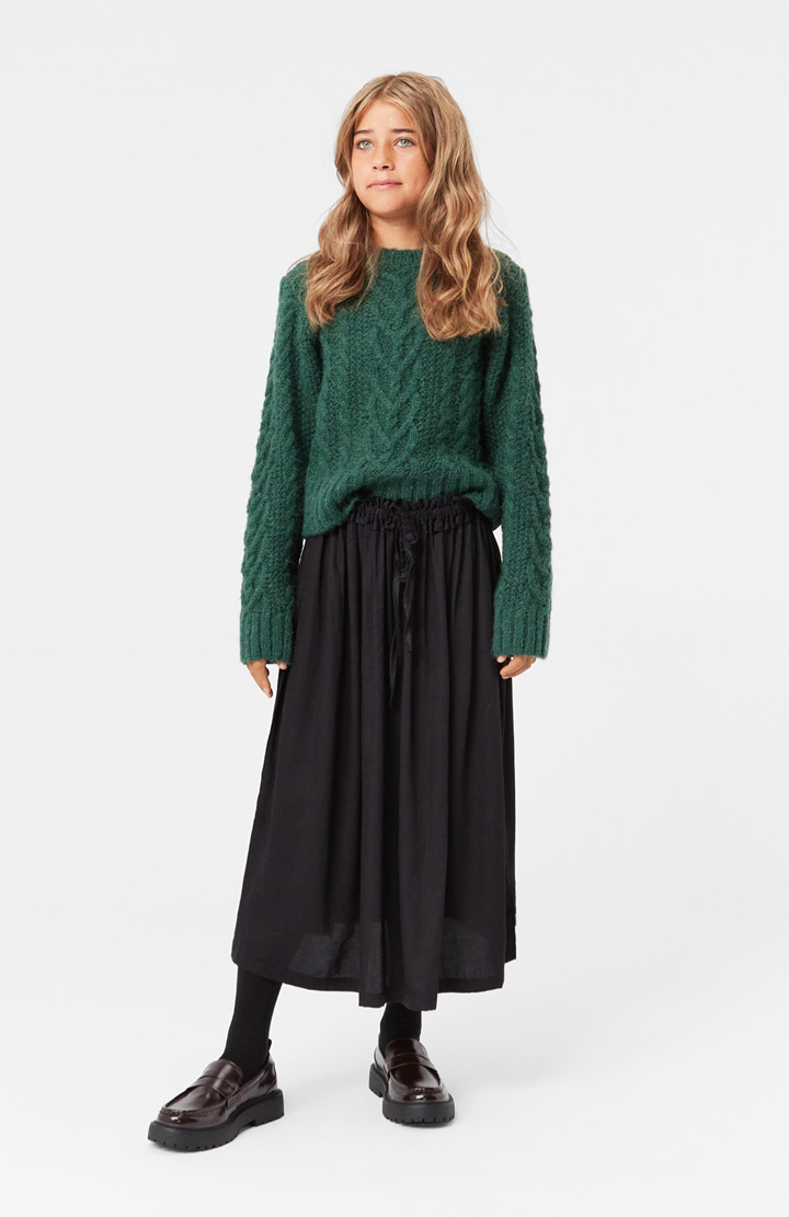 【mnem】Melly Shirring Unbalance Skirt 55005429