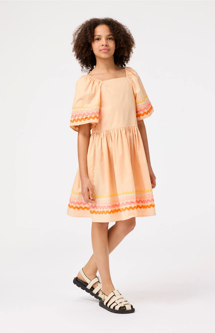 ワンピース soor ploom clementine dress light indigo Kids Soor Ploom Clementine Dress - Cloud | Garmentory