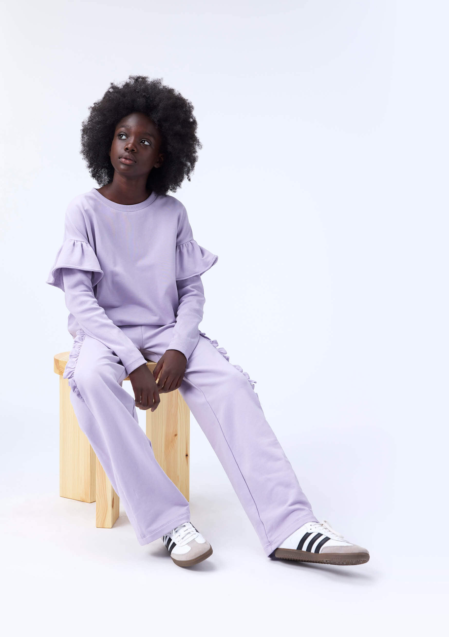 ★Odd Studio★ Brush Washed Wide Sweatpants LILAC Organic Sweatpants - Pearly Purple – Colorful Standard