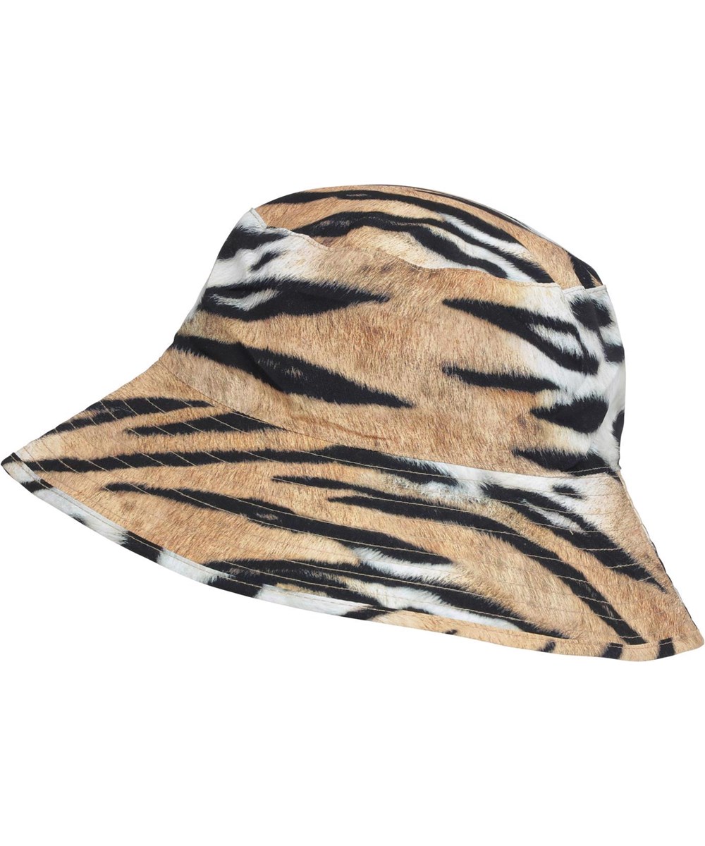 Nadia - Tiger Stripes - UV solhatt med tigerränder.