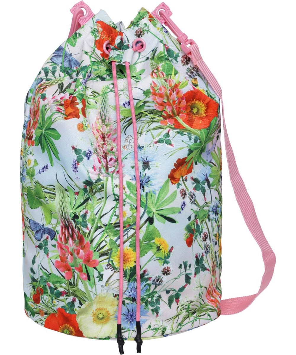 Nedo - Meadow - Strandväska med ängblomsmönster.