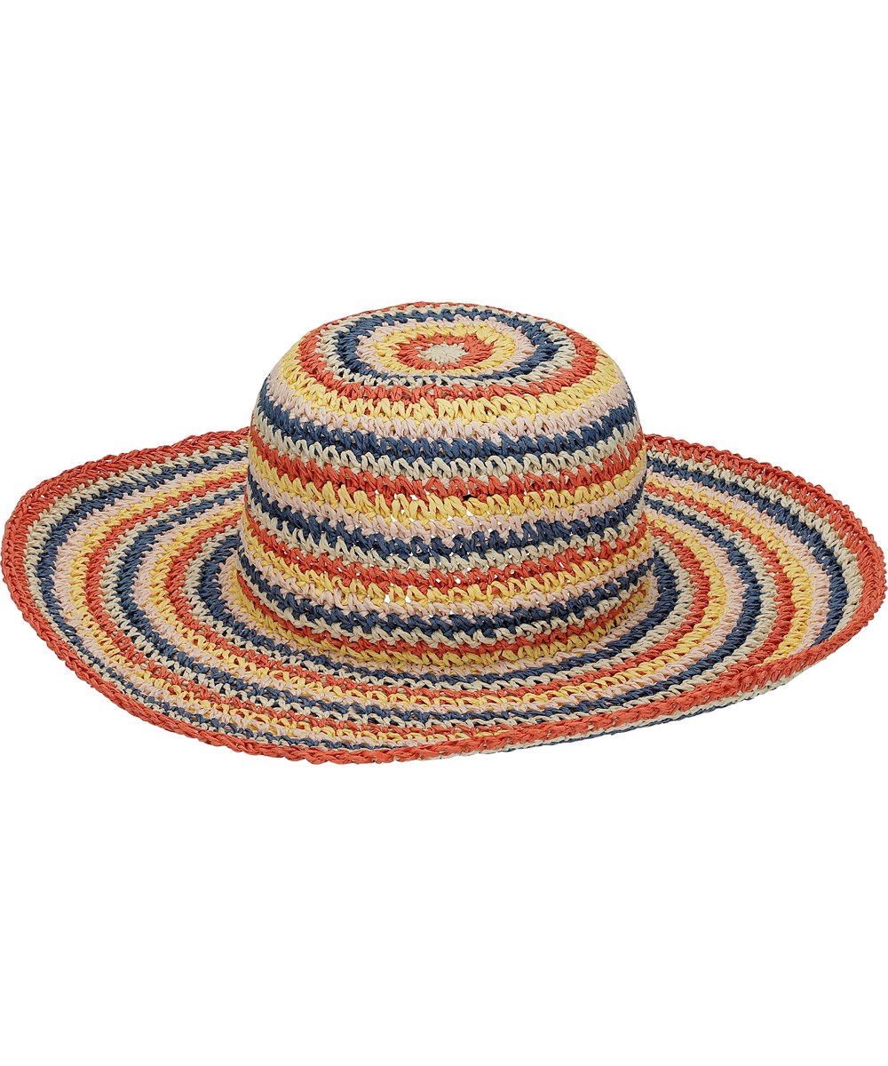 Rainbow Straw - Rainbow - Randig stråhatt