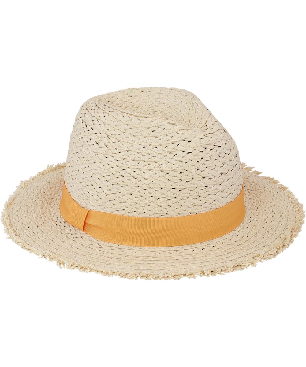 Sunhat - Straw - Ljus stråhatt med gult band