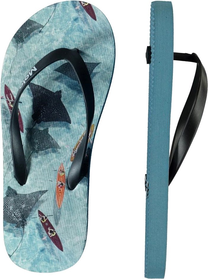 Zeppo - Hawaiian Ocean - Flip-flops med rockor