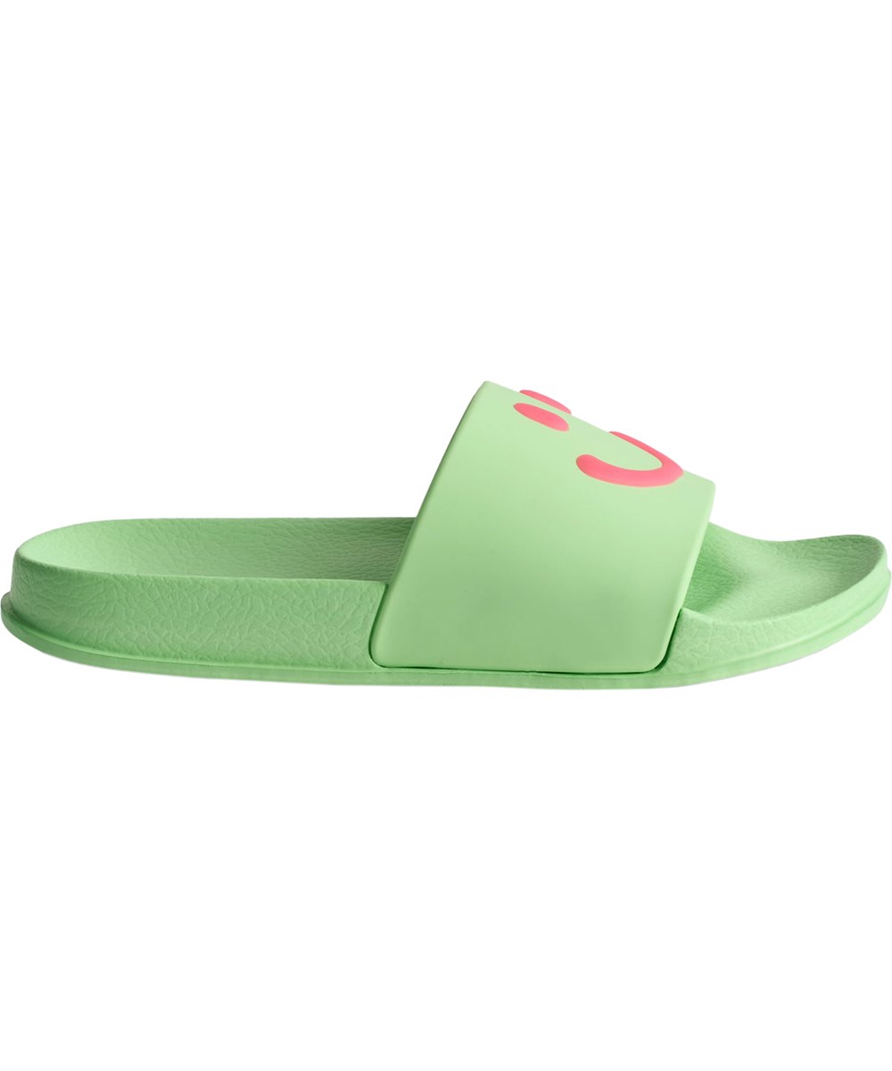 Zhappy - Pistachio - Gröna, vattenavvisande badtofflor för barn.