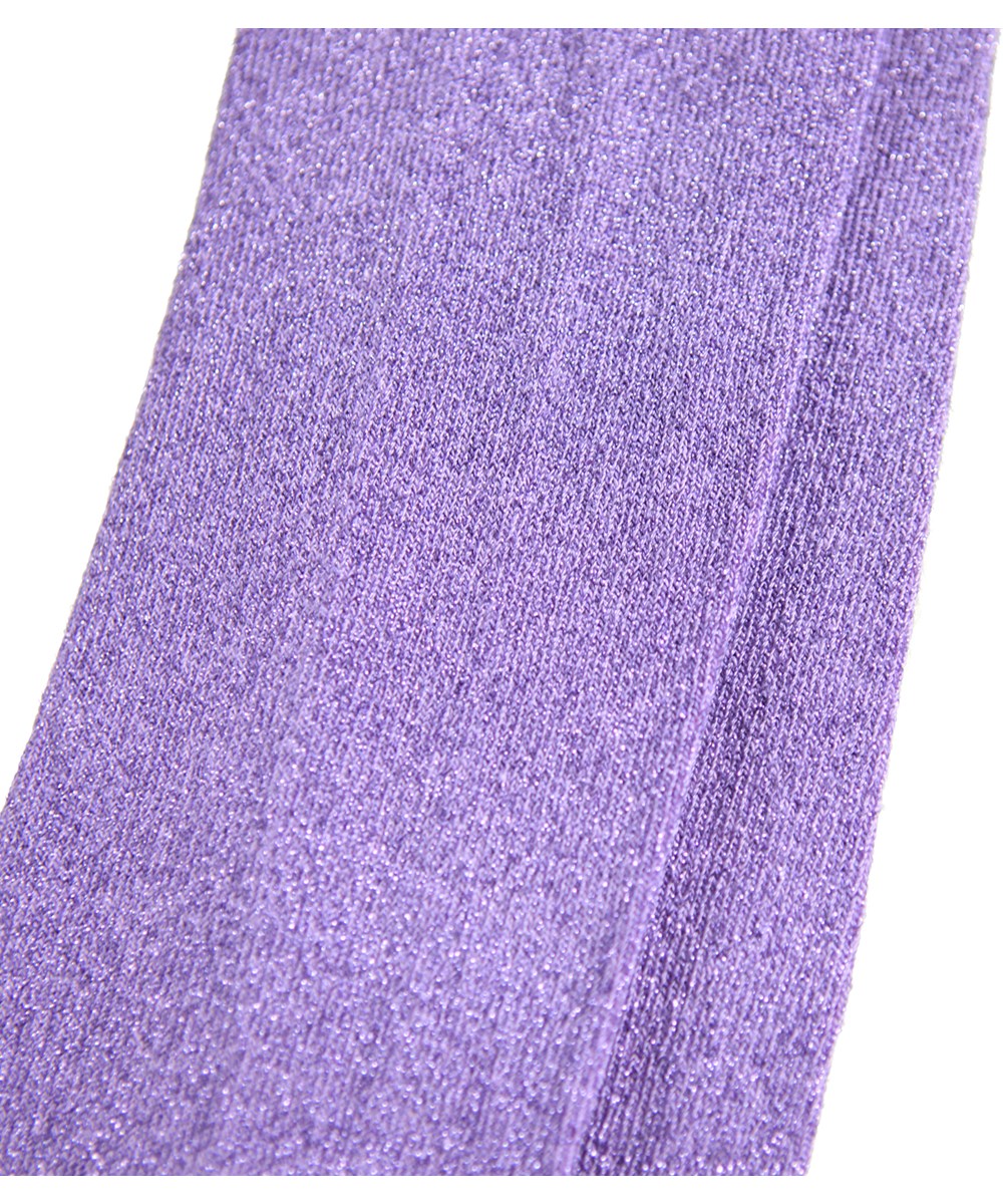 Glitter tights - Purple Ray - Lila strumpbyxor med glitter för barn.