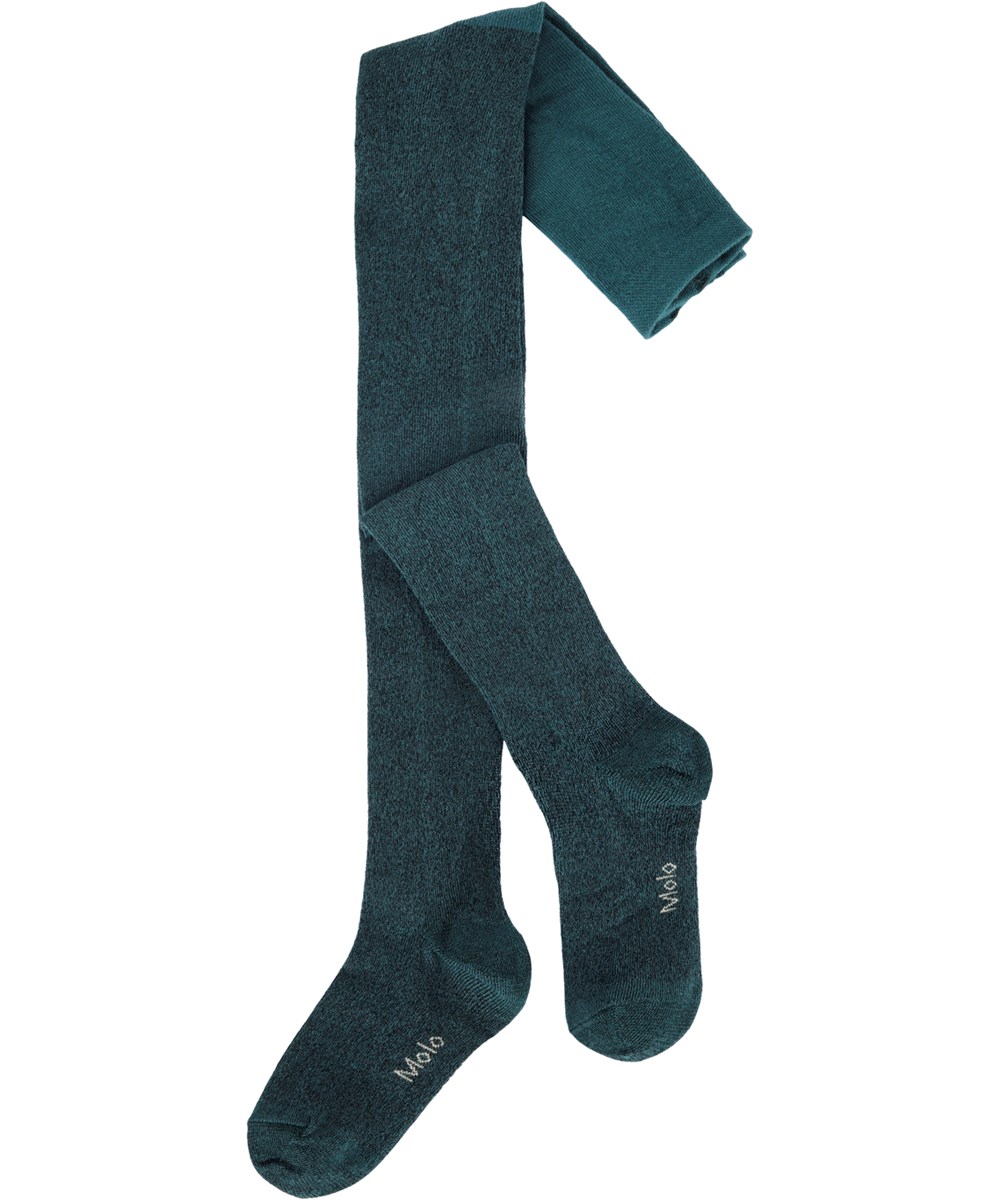 Glitter tights - Wilderness - Gröna glitter strumpbyxor.