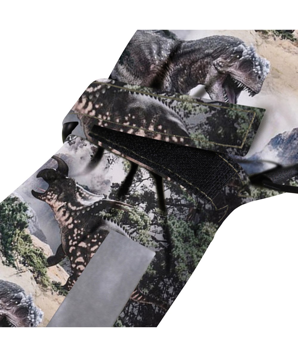 Igor - Rocky Dino - Vattentäta och andningsbara vantar för barn med dinosauriemönster och 3M™ Thinsulate™-isolering.