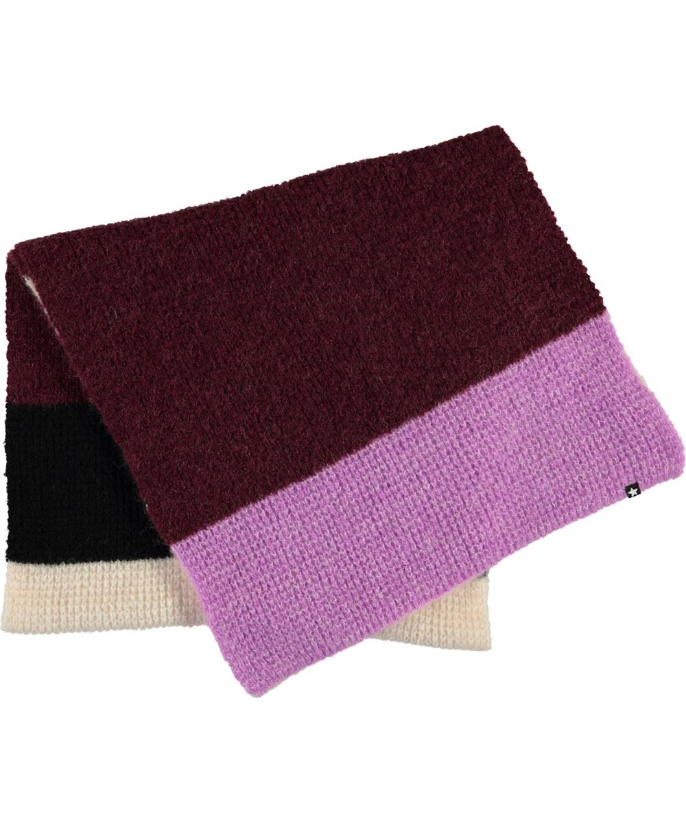 Krystle - Multi Stripes - Randig stickad halsduk