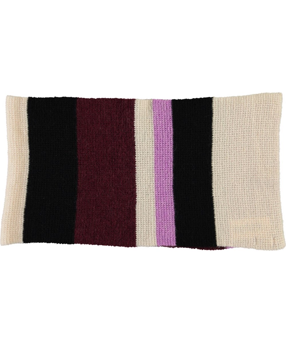 Krystle - Multi Stripes - Randig stickad halsduk
