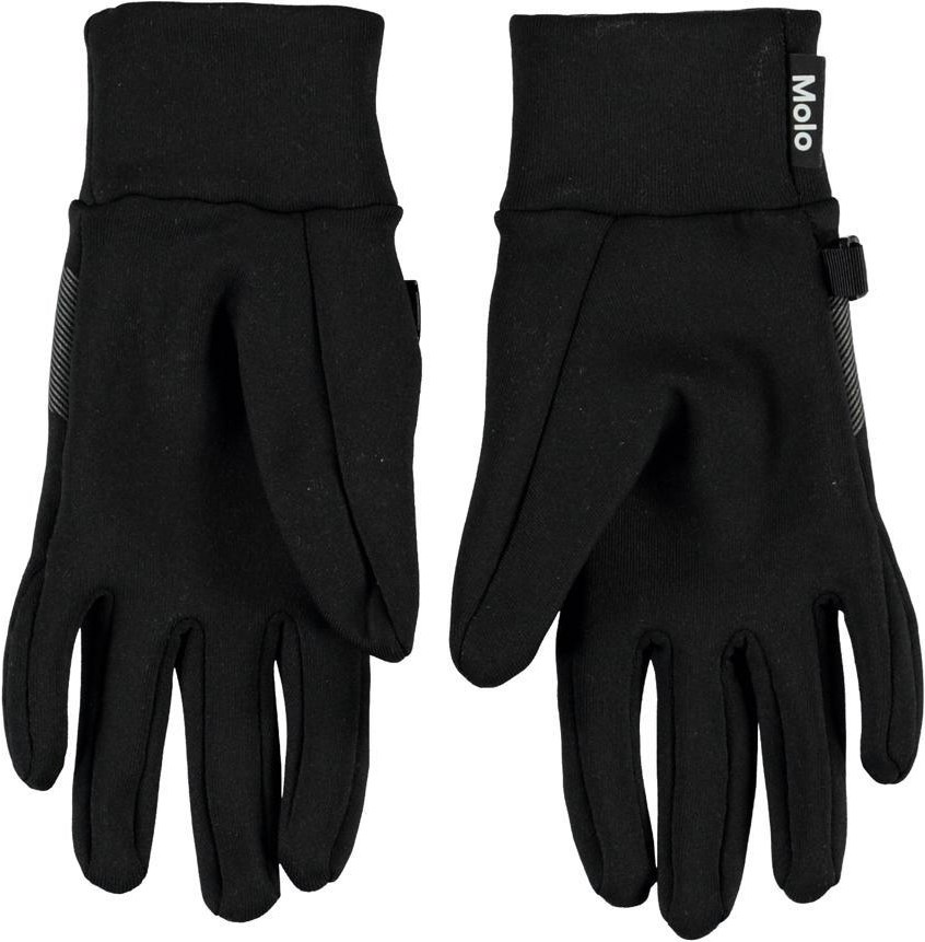 Maddock - Black - Svarta fingervantar med reflexer
