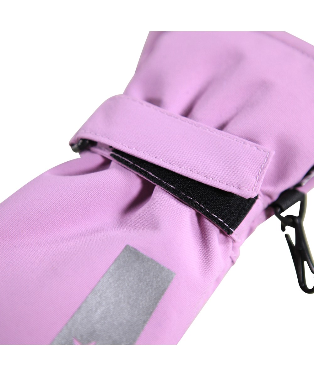 Mitzy - Purple Ray - Lila vattentäta och andningsbara vantar för barn med 3M™ Thinsulate™ isolering.