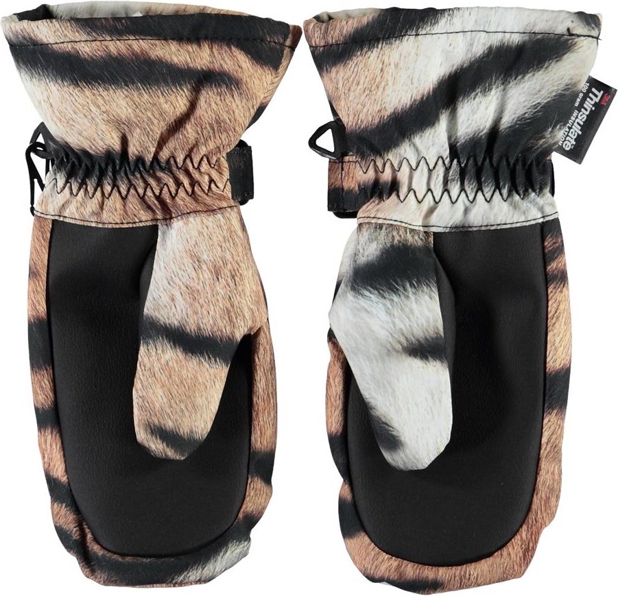 Mitzy - Wild Tiger - Vantar med tigerprint och stjörnreflex