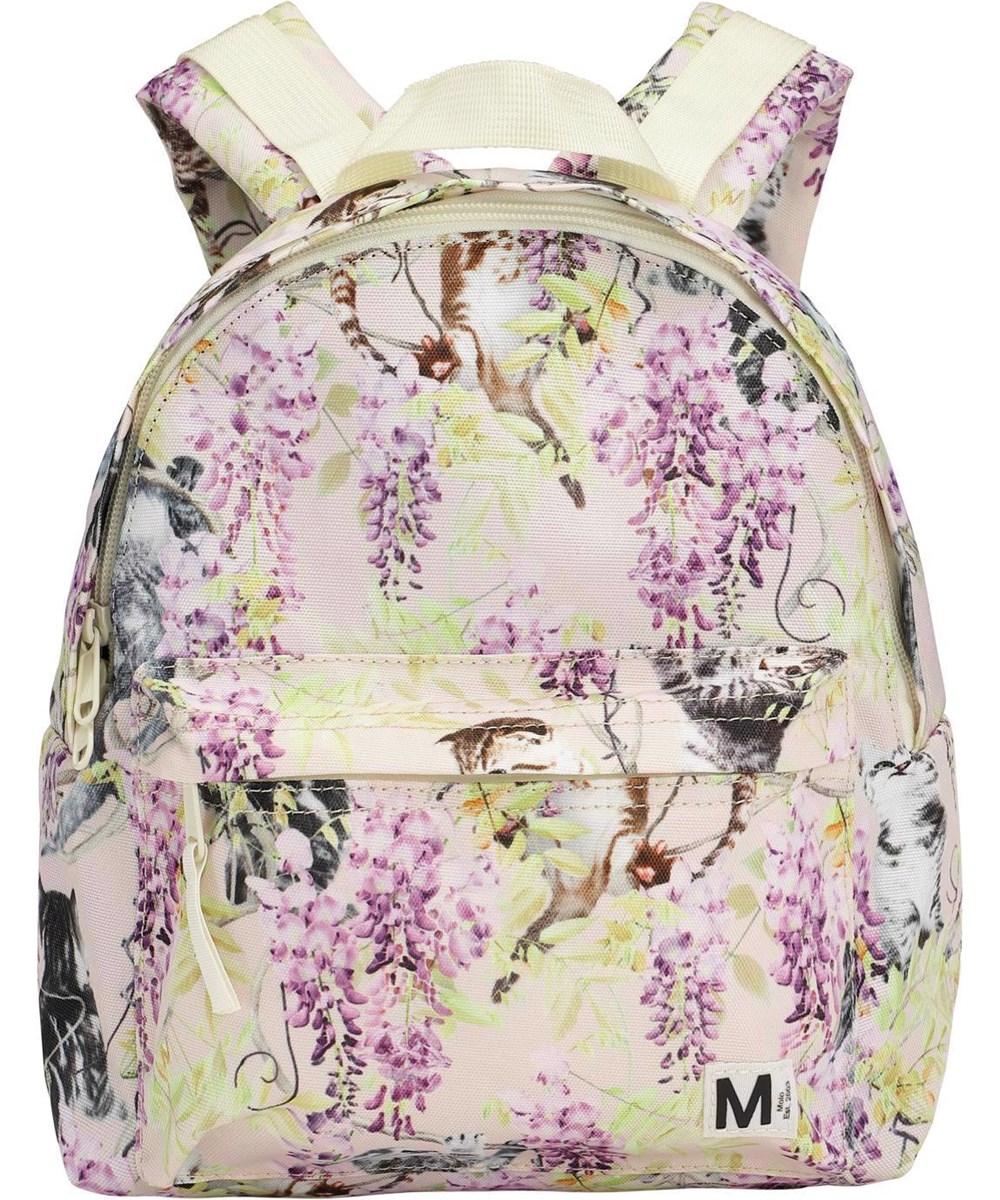 Backpack - Clumsy Cuteness - Ryggsäck med kattungar i blåregn.