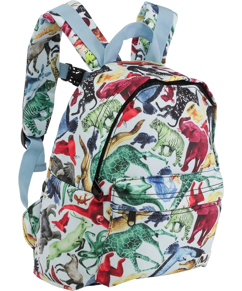 Backpack - Colourful Animals - Återvunnen ryggsäck med djur