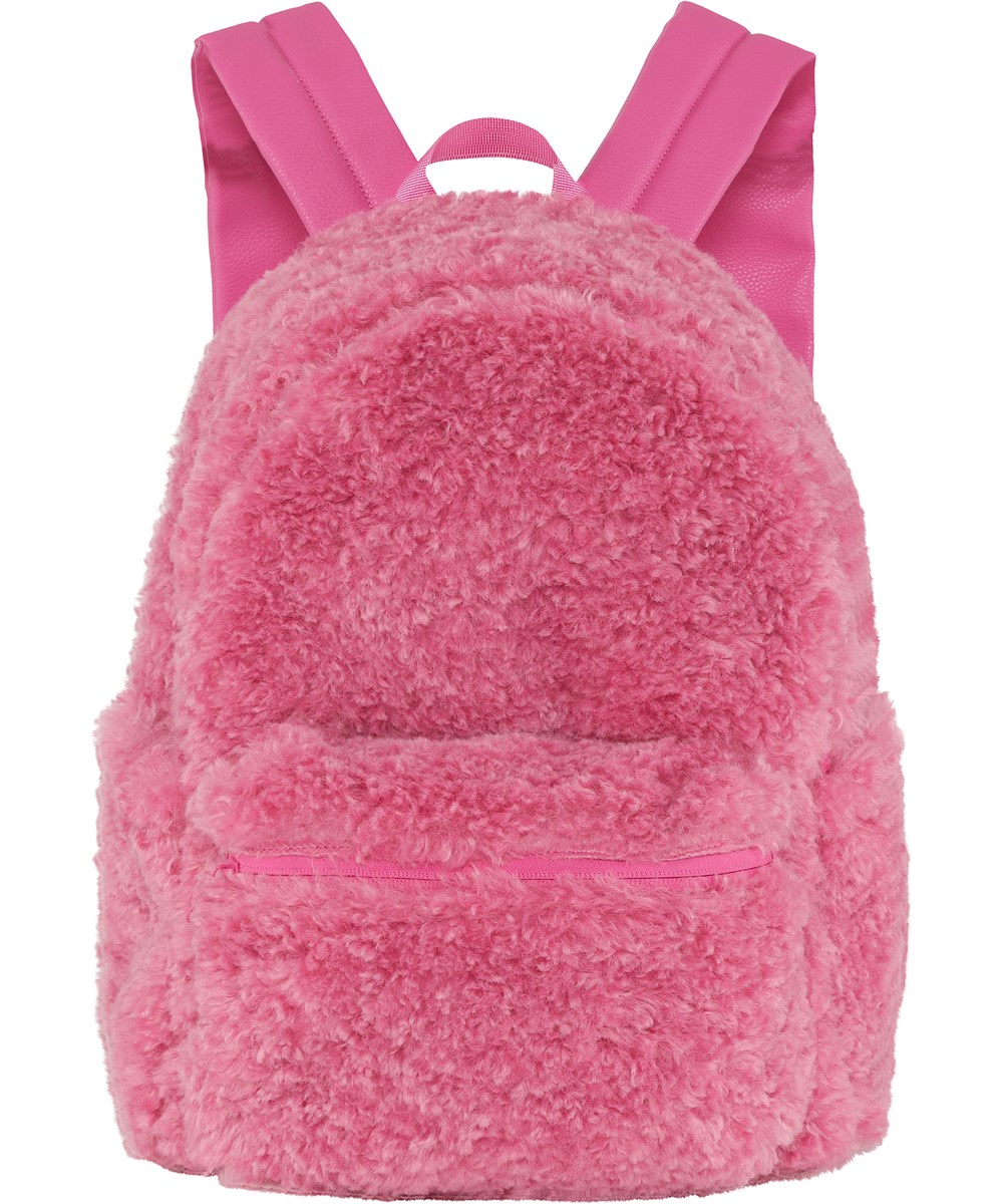 Backpack Mio - Soft Pink Magic - Pälsryggsäck i rosa.