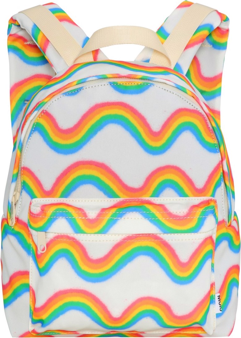 Backpack - Rainbow Mini - Liten ryggsäck med regnbågar tillverkad i 100% återvunnen polyester.