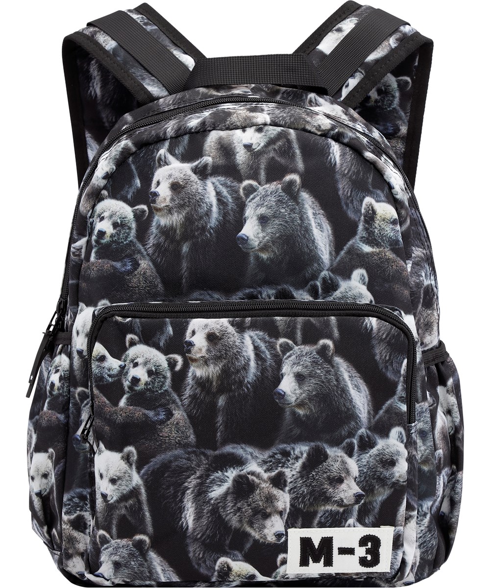 Big Backpack - Bears - Återvunnen ryggsäck med björnar.