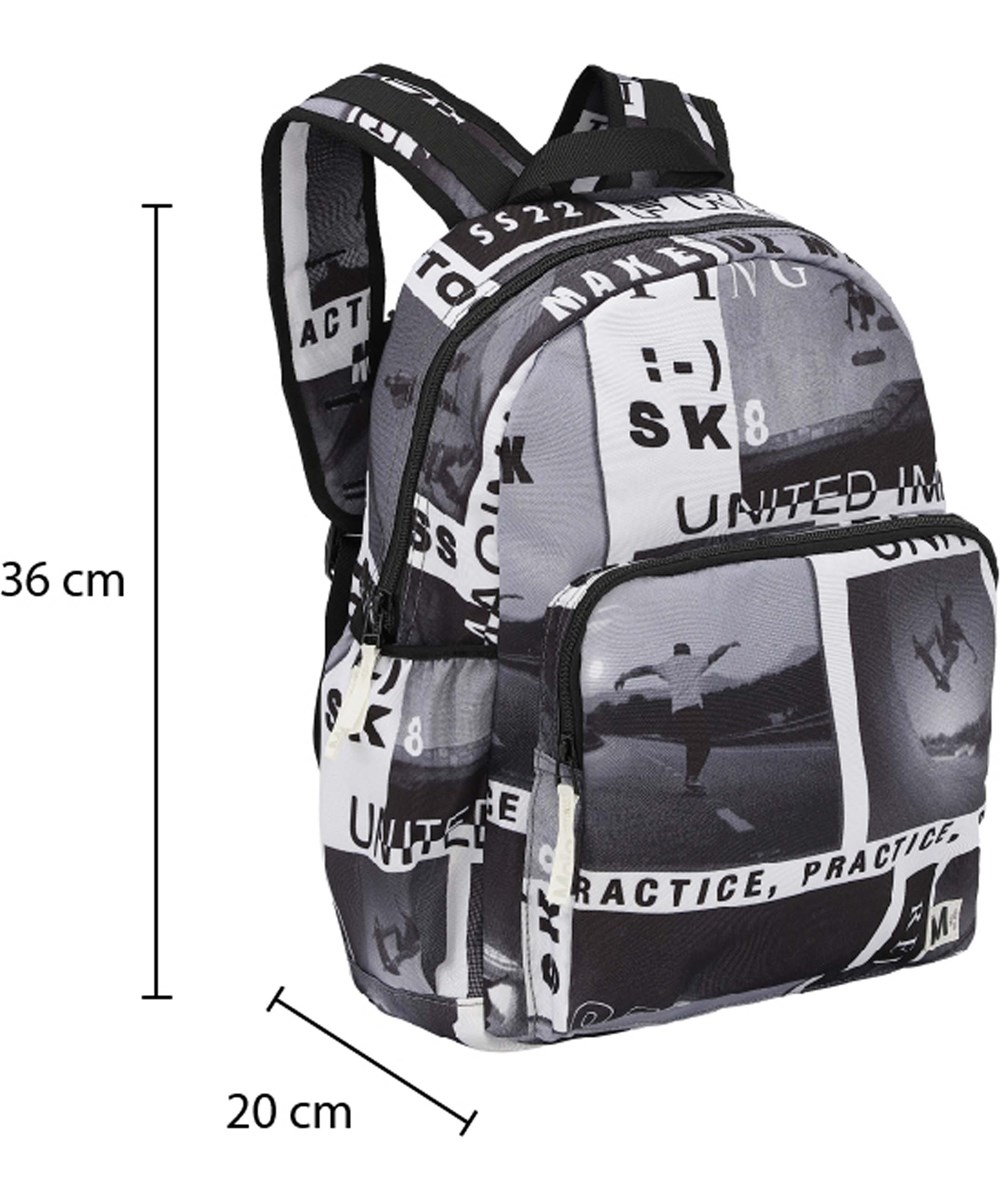 Big Backpack - Sk8 News - Skolryggsäck med skatemönster.
