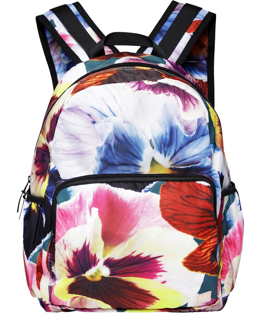 Big Backpack - Velvet Floral - Återvunnen ryggsäck med blommor