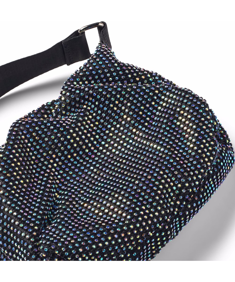 Dolly Bag - Shimmering - Festlig svart handväska med vackra paljetter för barn.