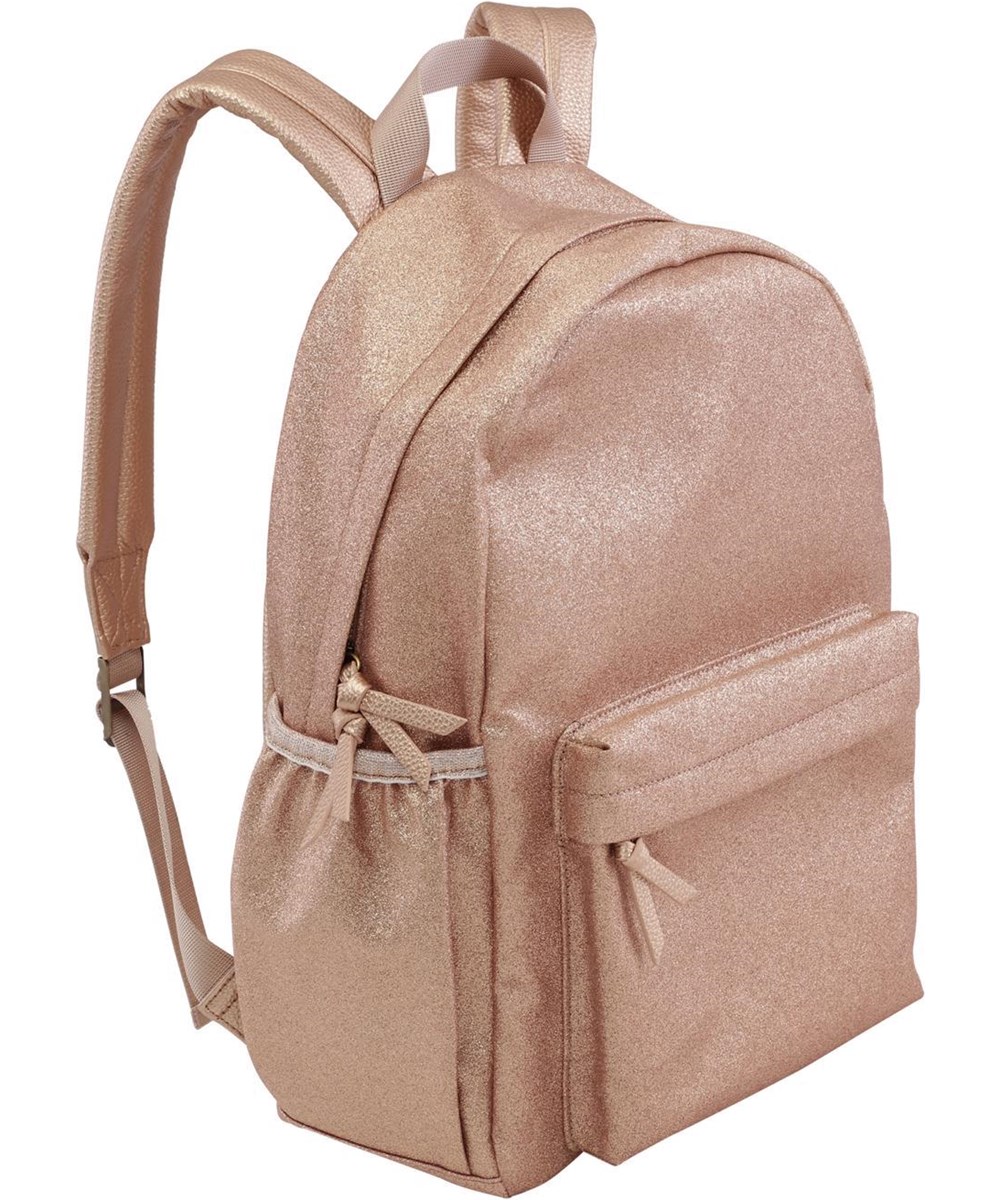 Glitter bag - Rose Copper - Roséguld ryggsäck med justerbara remmar