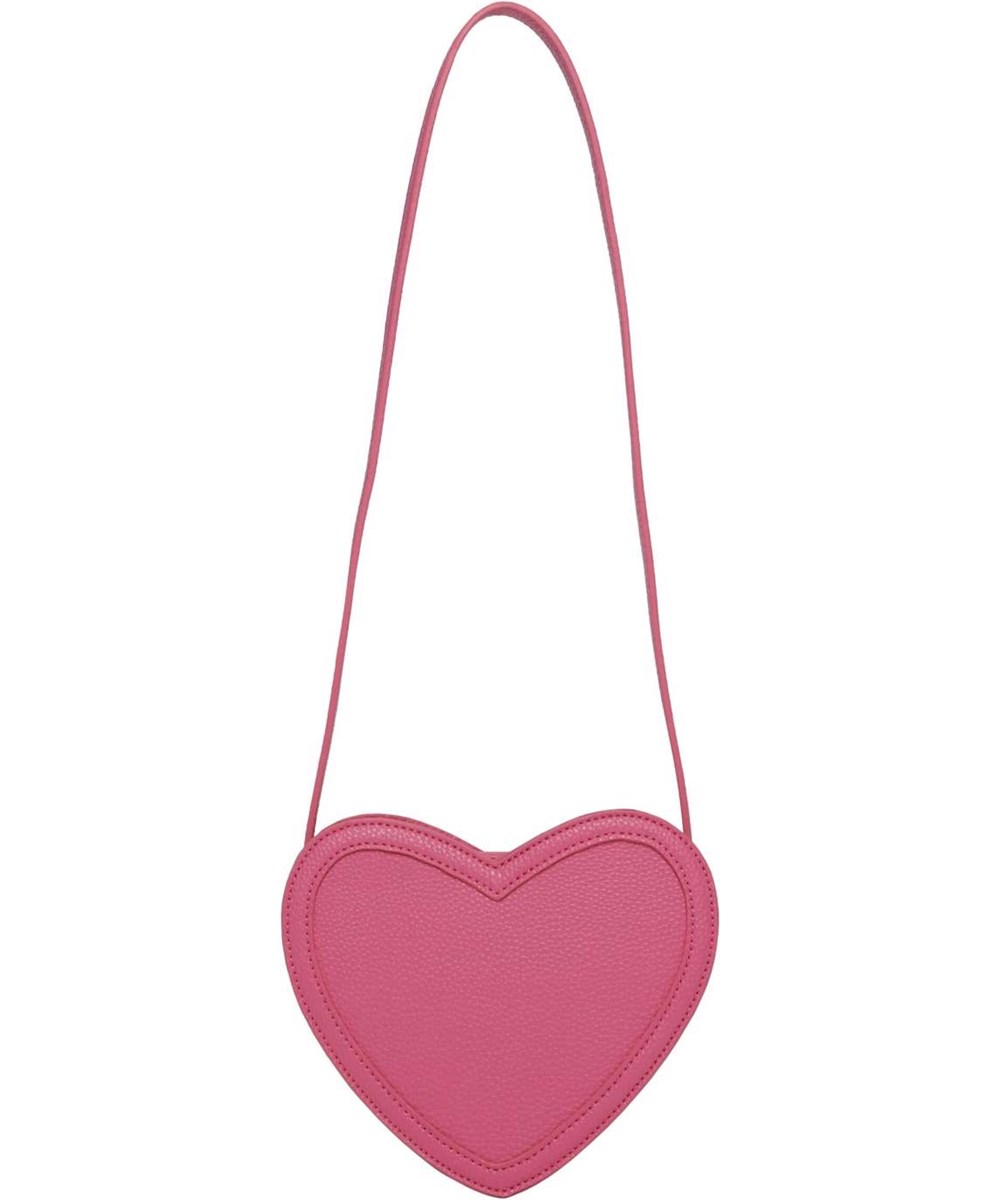 Heart bag - Bubblegum - Hjärtväska med axelrem.