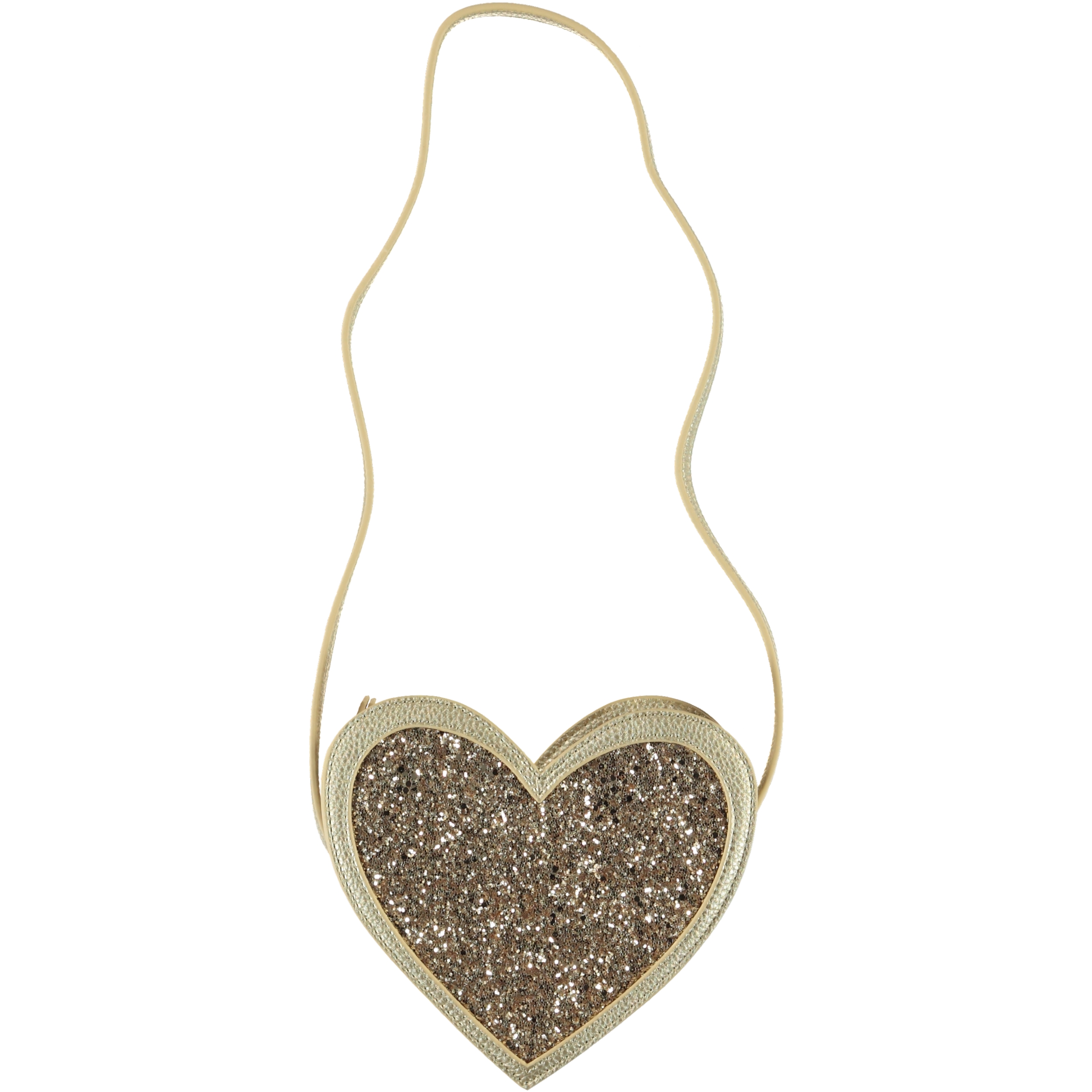 Heart Bag Gold Glitter Heart Bag Gold Glitter