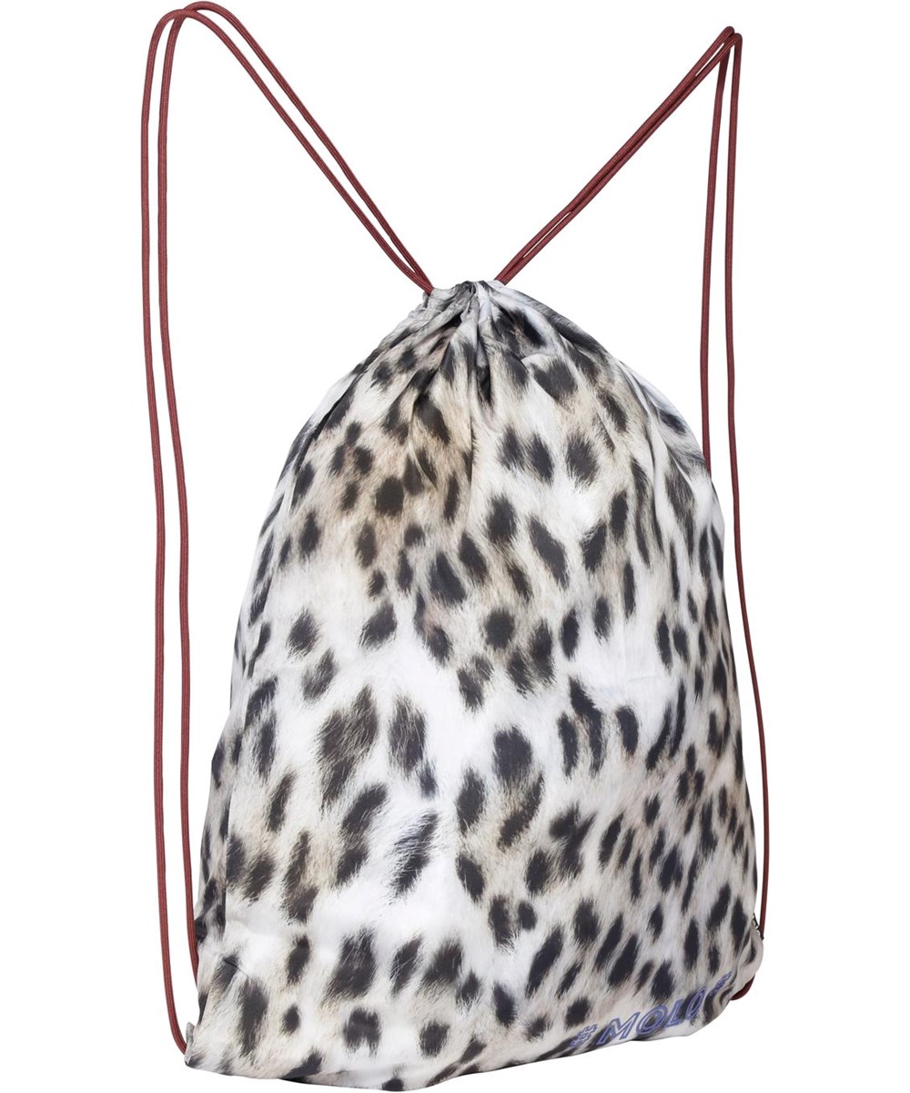 Kit bag - Snowy Leo Fur - leopardmönstrad gymnastikväska