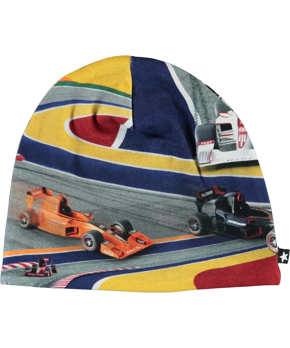 Ned - Full Speed - Biologische muts met raceauto’s