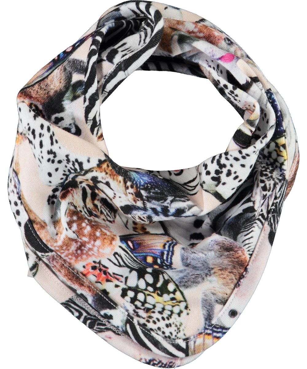 Nishi - Twister - Biologische bandana slab met dieren