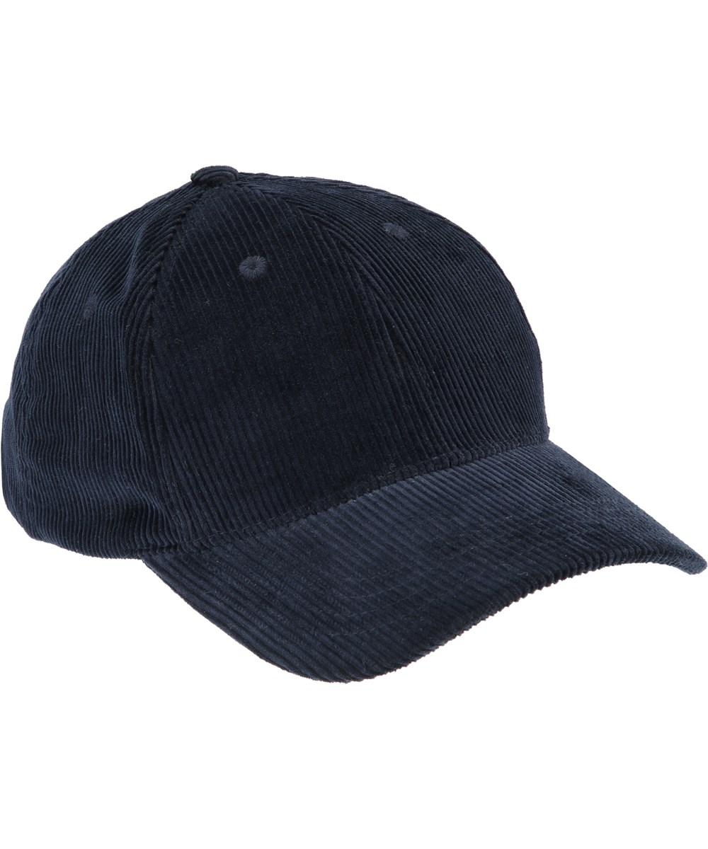 Skill - Galaxy Blue - Donkerblauwe baseball cap in corduroy