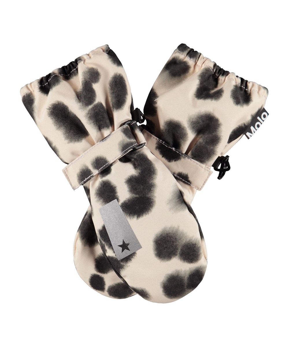 Igor - Snow Leo - Waterdichte en ademende kinderwanten  met sneeuwluipaardprint en 3M™ Thinsulate™ isolatie.