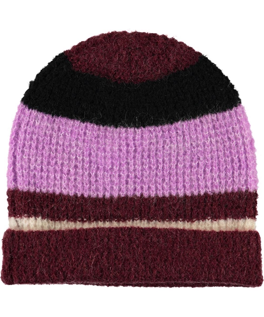 Kara - Multi Stripes - Gestreepte gebreide muts