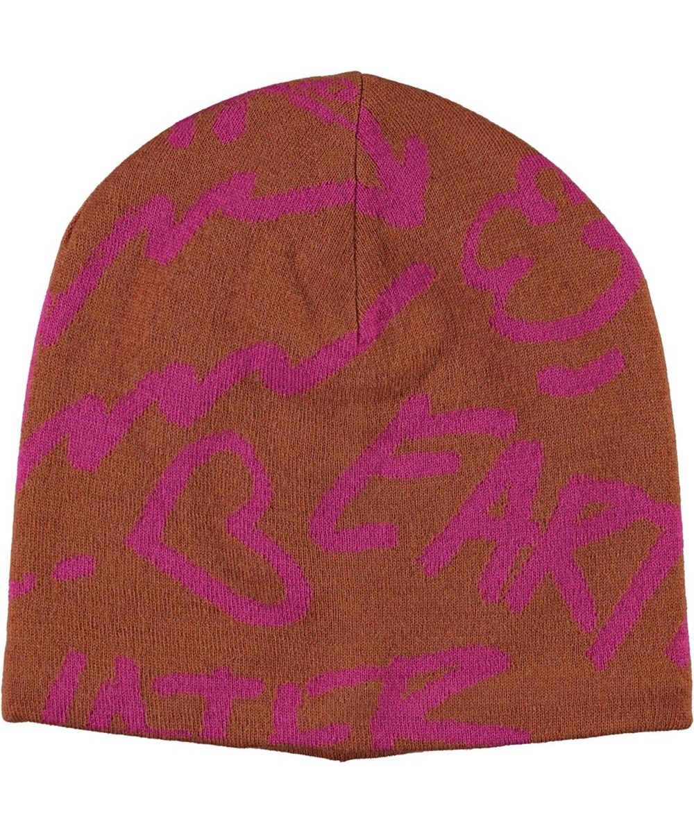 Kite - Deer - Bruine muts met tekst