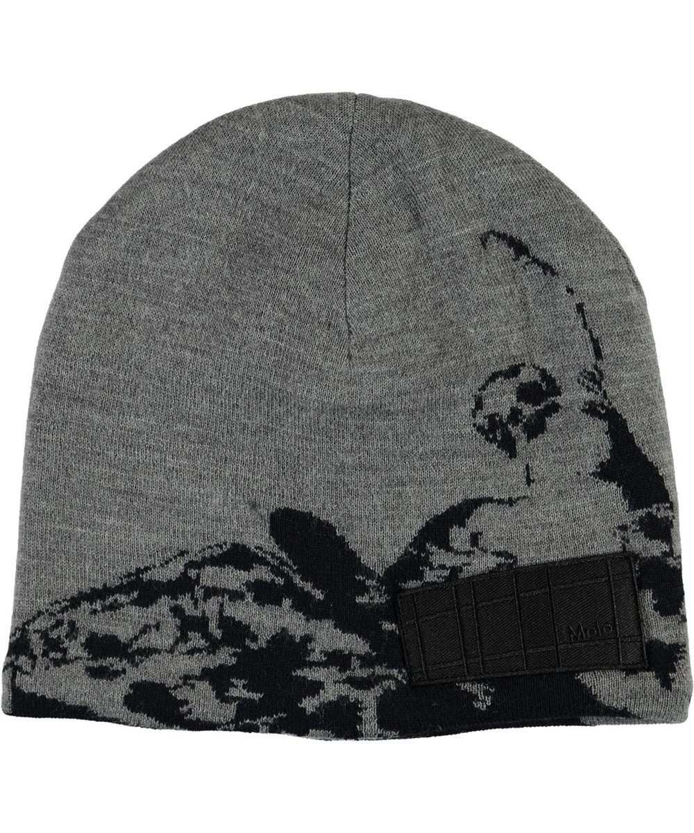 Kite - Snowboarder - Grijze muts met snowboarder