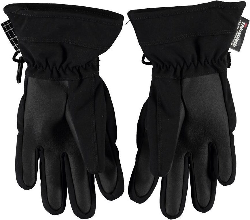 Mack Active - Black - Zwarte waterdichte handschoenen met reflectoren 