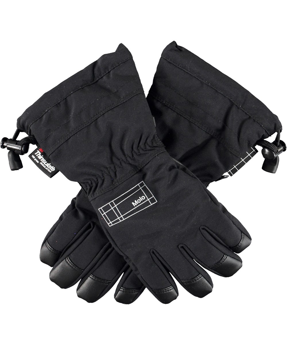 Mackenzie Pro - Black - Zwarte waterdichte and ademende skihandschoenen