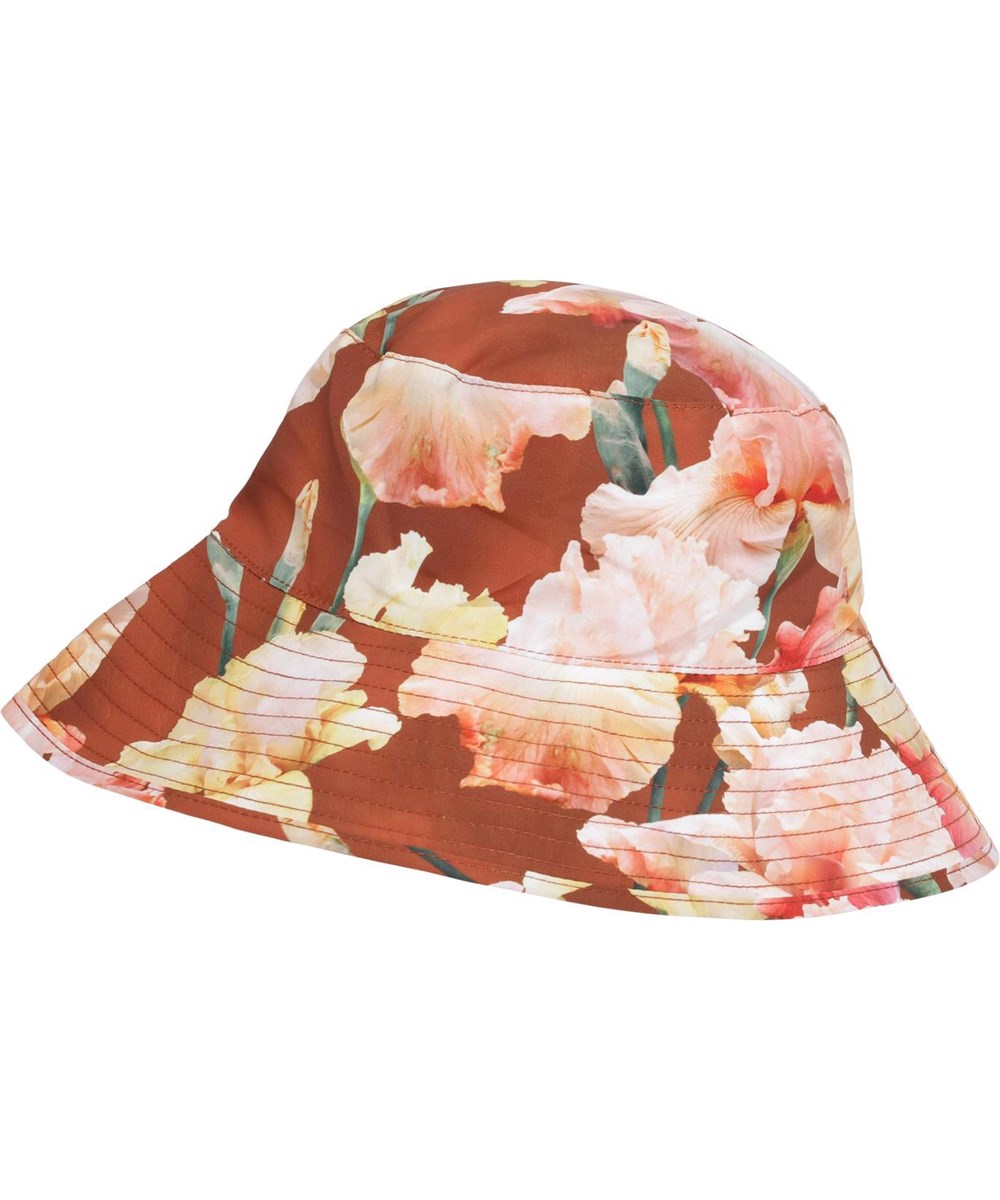 Nadia - Iris - UV bucket hat met irissen