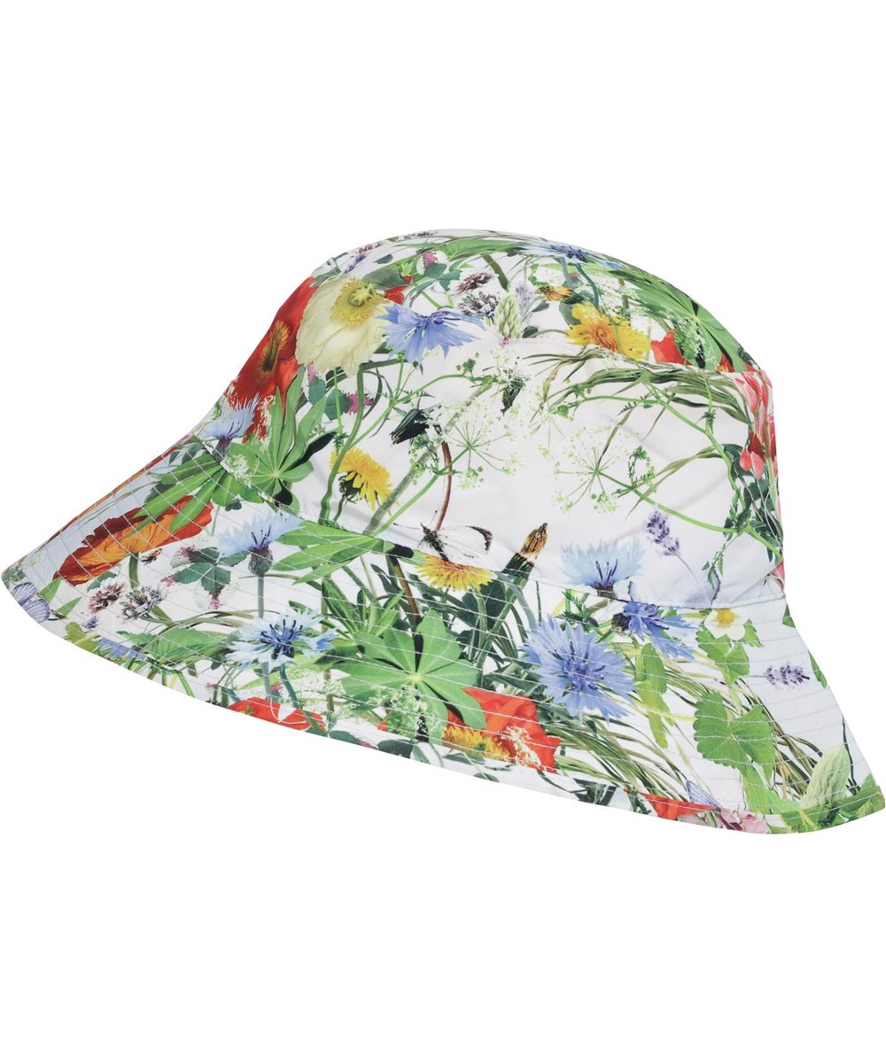Nadia - Meadow - UV bucket hat met wilde bloemen