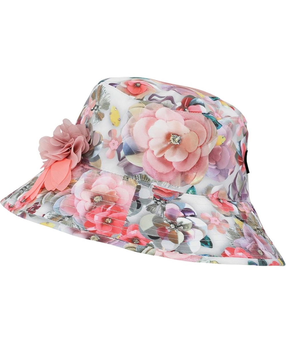 Nadia - Sequins Flowers - UV bucket hat met bloemenprint