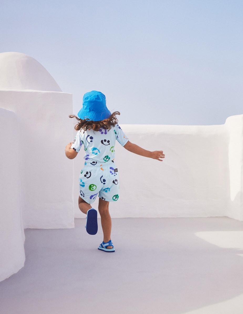 Siks - Bright Green - Groene en blauwe omkeerbare 2 in 1 bucket hat