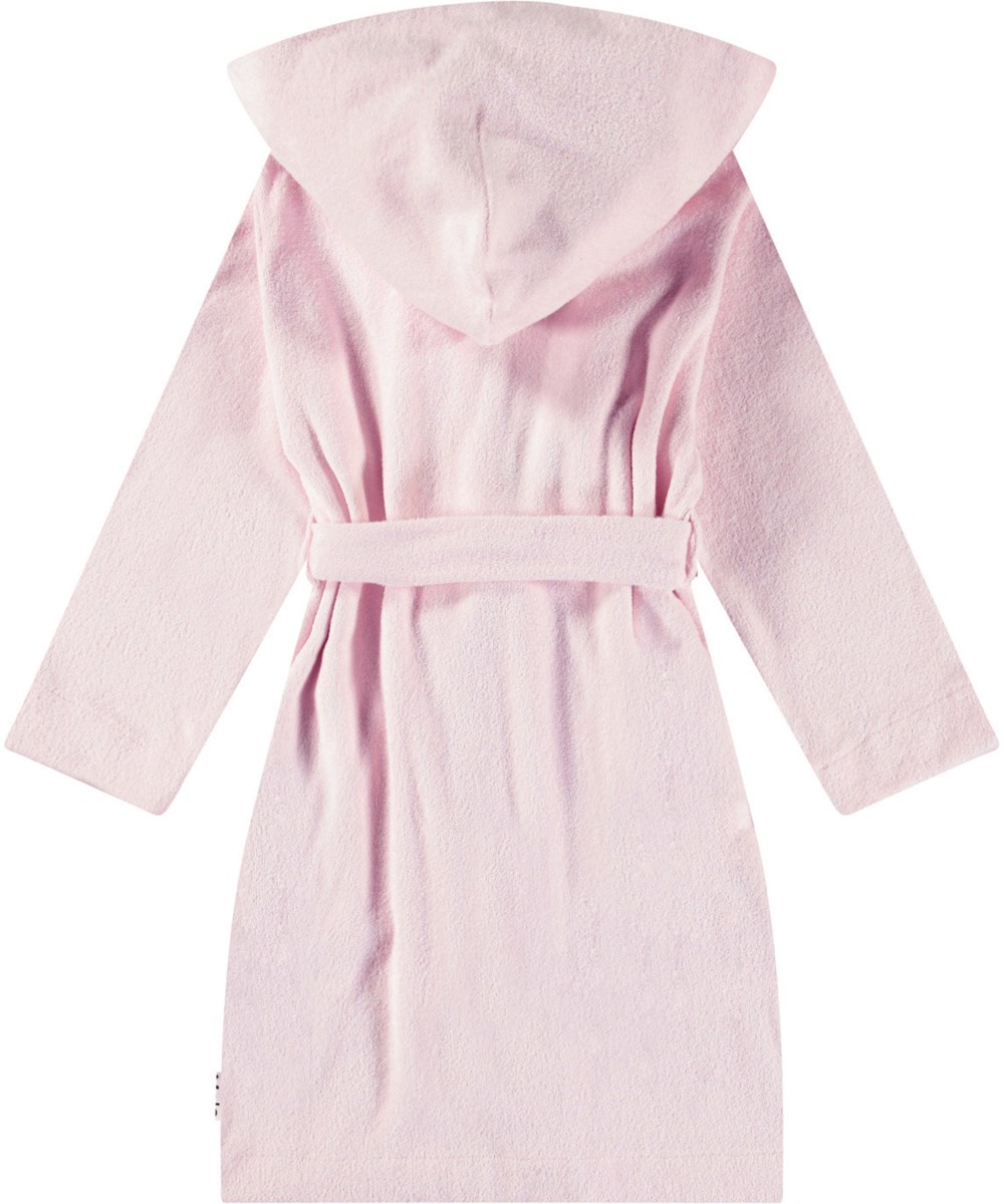 Wyn - Charlotte Pink - Roze badjas voor kinderen gemaakt van superzachte, biologische katoenen badstof.