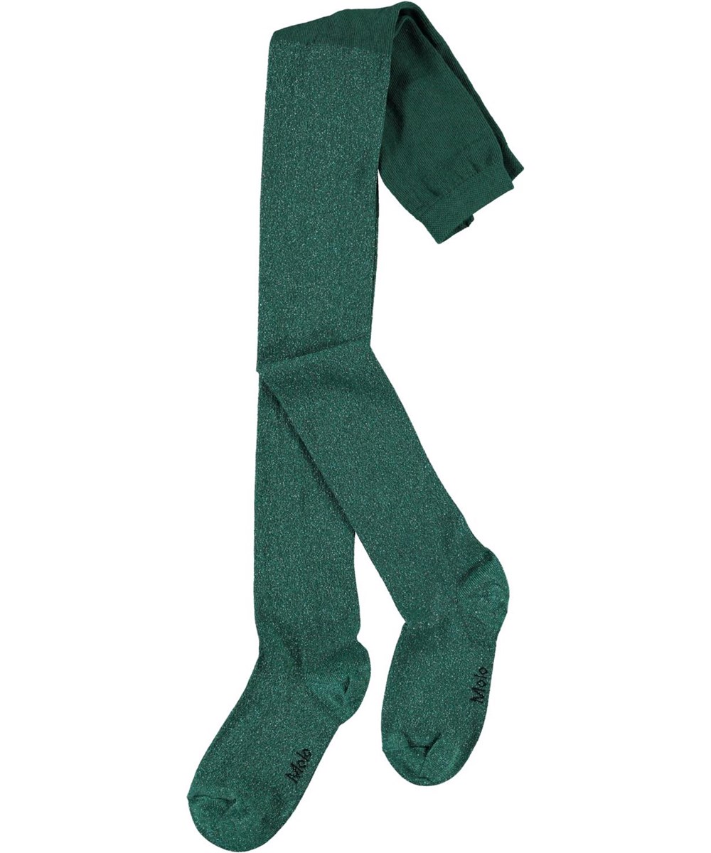 Glitter Tights - Jasper - Groene maillot met glitter