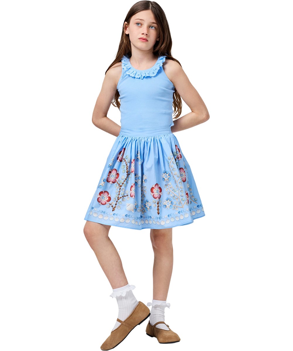 Nana - Daylight Pink - 2-pack kindersokken van roze en witte katoen met kant