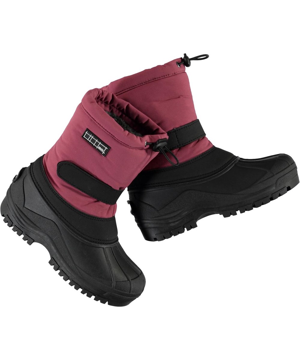 Driven - Maroon - Bordeaux rode winterlaarzen