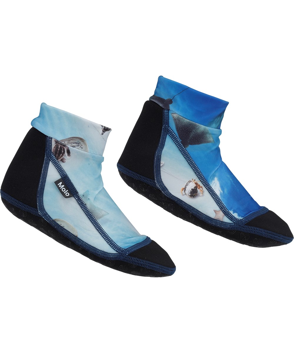 Zabi - Above Ocean - Blauwe neopreen zwemsokken